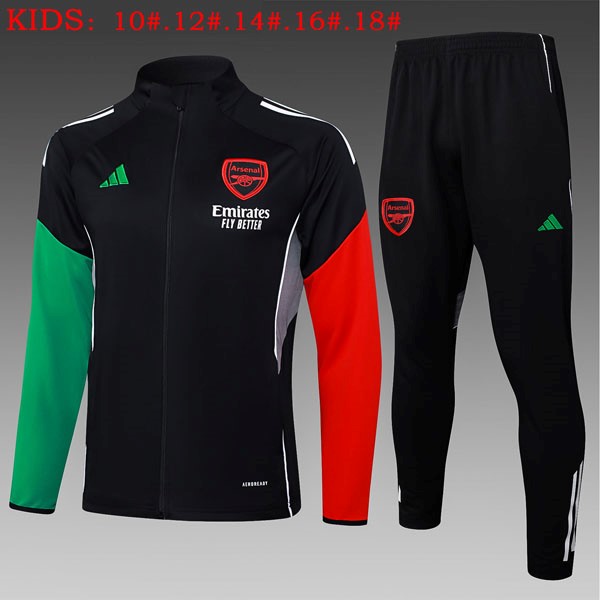 Ninos Chandal Arsenal 2025 2026 Negro 5 Ninos Chandal Arsenal 2025 2026 Negro 5